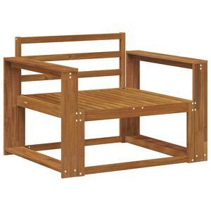 vidaXL Ulkotilan keskisohva Tihe&auml; akasiapuu Luonnollinen