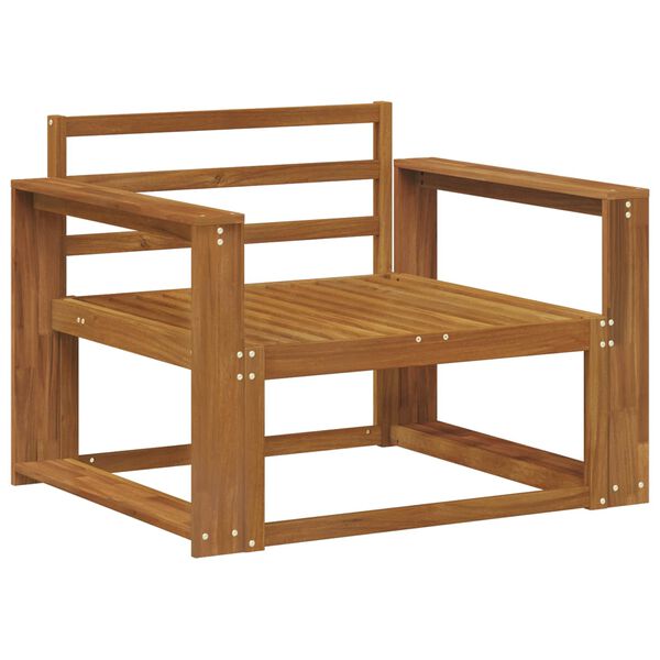 vidaXL Ulkotilan keskisohva Tihe&auml; akasiapuu Luonnollinen