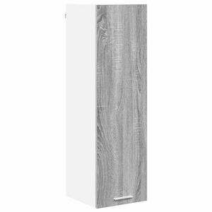 vidaXL Henkarikaappi Harmaa Sonoma 30 x 31 x 100 cm Tekninen puu