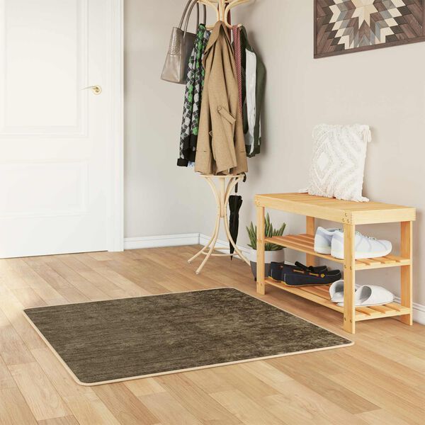 vidaXL Mattojuoksija MARSA Mets&auml;nvihre&auml; 100 x 100 cm Polyesteri ja PVC