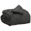 vidaXL Koko Vuoden Peitto Antrasiitti 220 x 140 cm Mikrokuitu