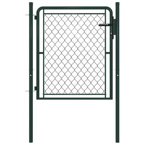 vidaXL Puutarhan portti ter&auml;s 100x75 cm vihre&auml;