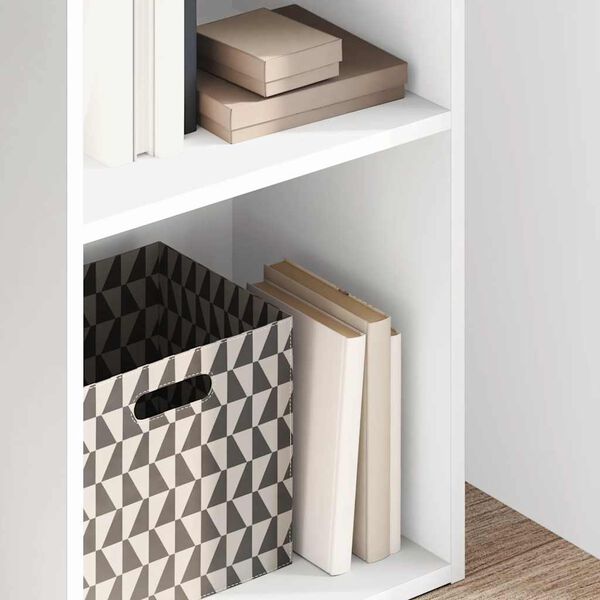 vidaXL Kirjahylly valkoinen 40x30x152 cm tekninen puu