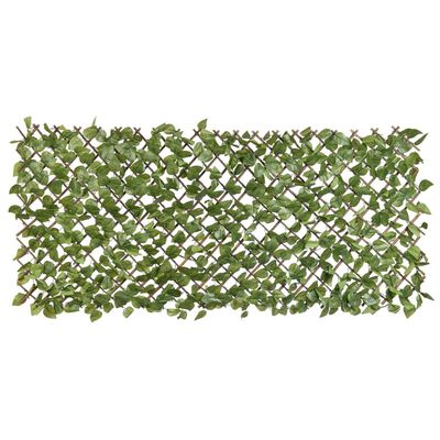 Nature Puutarhasäleikkö laakeripuulla 90x180 cm vihreät lehdet