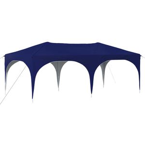 vidaXL Pop-up Juhlateltta 575 x 288 x 245 cm Sininen Oxford-kangas