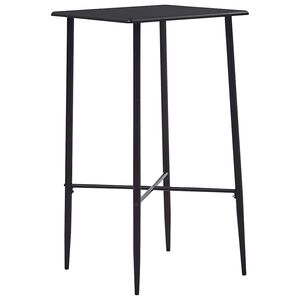 vidaXL Baarip&ouml;yt&auml; musta 60x60x111 cm MDF
