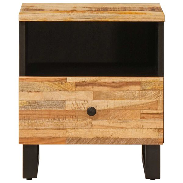 vidaXL S&auml;nkykaappi 2 pcs Ruskea 40 x 33 x 46 cm Kiinte&auml; mango puu