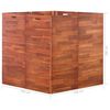 vidaXL Puutarhan korotettu kukkalaatikko akaasiapuu 100x100x100 cm