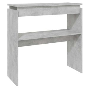 vidaXL Konsolip&ouml;yt&auml; betoninharmaa 80x30x80 cm teknisest&auml; puusta