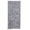 vidaXL Hyönteisverho hopea 90x200 cm Chenille
