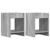 vidaXL Kasviteline 2 kpl Harmaa Sonoma 30 x 30 x 40 cm Tekninen puu