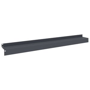 vidaXL Nurmireunus 10 kpl 100 x 10 x 8 cm Ter&auml;s Antrasiitti
