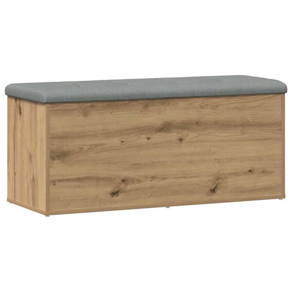 vidaXL S&auml;ilytyspenkki Artisan Oak 102x42x45 cm Puu