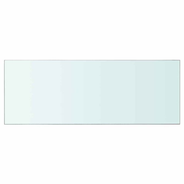 vidaXL Hyllypaneeli Kirkas Lasi 80x30 cm