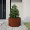 vidaXL Kukkalaatikko ruoste 60x60x45 cm Corten ter&auml;s