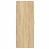 vidaXL Seinäkiinnitettävät kaapit 2 kpl Sonoma-tammi tekninen puu
