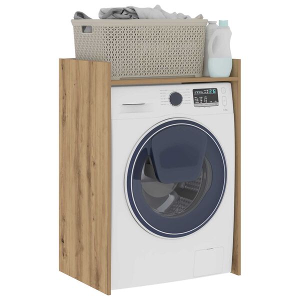 vidaXL Pyykinpesukonekaappi Taidekoivu 67,5 x 48 x 97 cm Tekninen puu