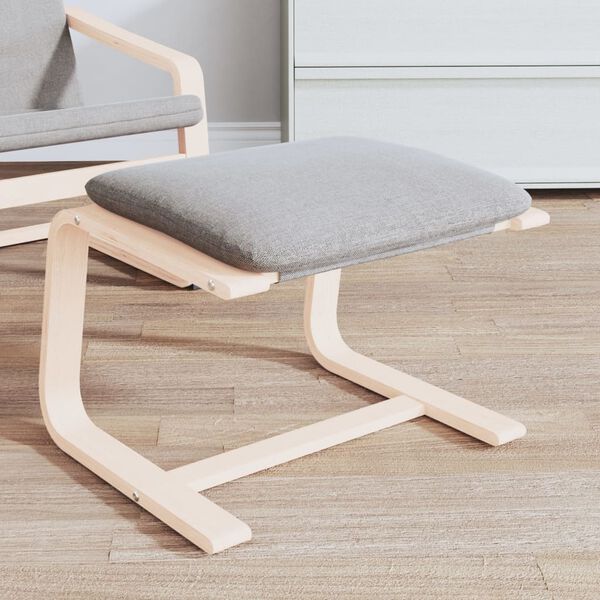 vidaXL Rahi vaaleanharmaa 51x41x40 cm kangas