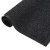 vidaXL Ovimatto raidallinen antrasiitti 40x60 cm