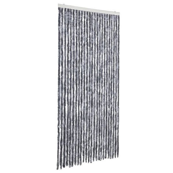 vidaXL Hyönteisverho hopea 100x220 cm Chenille