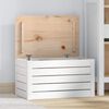 vidaXL S&auml;ilytyslaatikko valkoinen 59,5x36,5x33 cm t&auml;ysi m&auml;nty