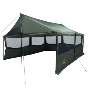 vidaXL Perhe Teltta katolla Armyn vihre&auml; 450 x 400 x 265 cm