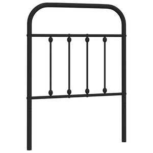 vidaXL Metallinen vaihtop&auml;&auml;ty musta 75 cm