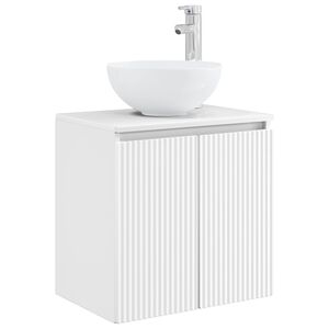 vidaXL Sein&auml;&auml;n kiinnitett&auml;v&auml; pesuallas valkoinen 49,5 x 41 x 64,5 cm