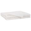 vidaXL Painopeitto valkoinen 152 x 203 cm 7 kg 100% Puuvilla 205T