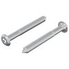vidaXL Ruuvi 2 kpl Hopea M6 x 50 mm Ter&auml;s