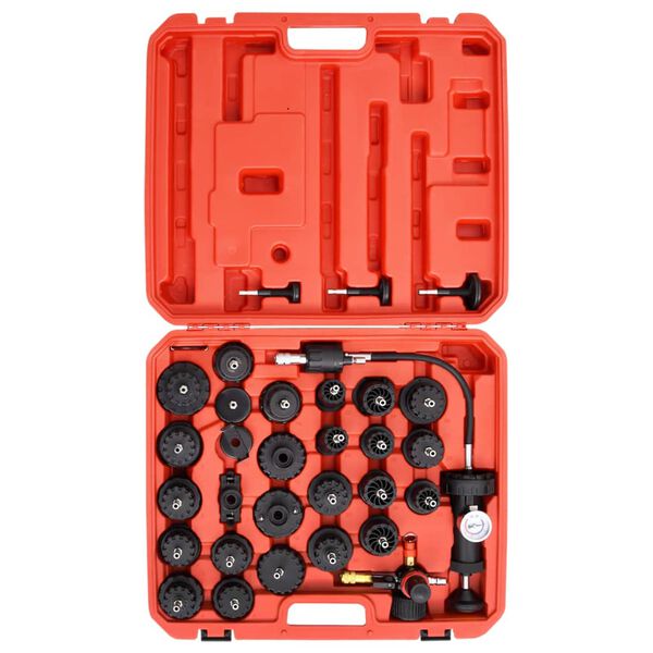 vidaXL 32-osainen Universaalin auton vesisäiliön painemittarisarja