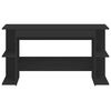 vidaXL Ty&ouml;p&ouml;yt&auml; musta 140x50x75 cm tekninen puu