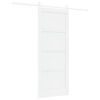 vidaXL Liukuovi ORKDAL valkoinen 83 x 202 cm T&auml;ysi m&auml;nty