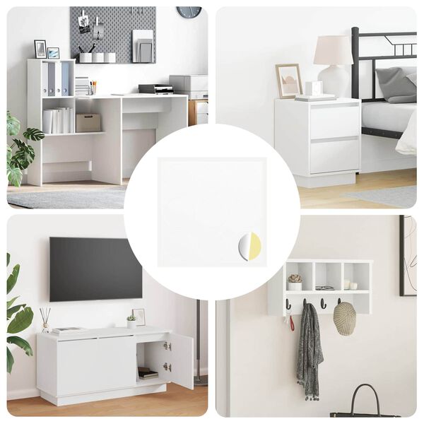 vidaXL Tarra 12 pcs Valkoinen &Oslash; 20 x 0,5 mm Paperi