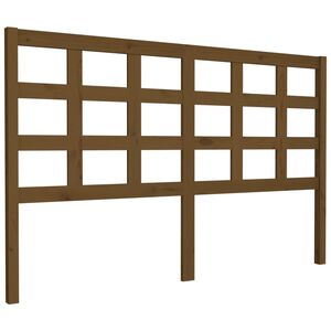 vidaXL S&auml;ngynp&auml;&auml;ty hunajanruskea 156x4x100 cm t&auml;ysi m&auml;nty