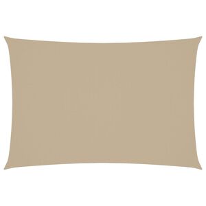 vidaXL Aurinkopurje Oxford-kangas suorakaide 3x5 m beige