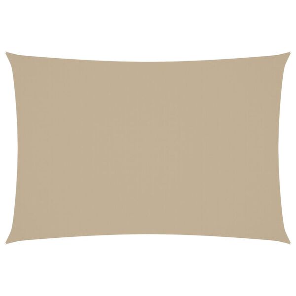 vidaXL Aurinkopurje Oxford-kangas suorakaide 3x5 m beige