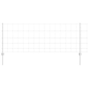 vidaXL Aita ja Tuki Hopea 0,8 x 25 m Ter&auml;s
