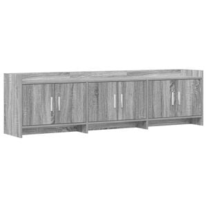 vidaXL TV-kaappi 168 x 33 x 47 cm Harmaa Sonoma Tekninen puu