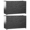 vidaXL Puutarhakalustesuojat 2 kpl 8 purjerengasta 170x94x70 cm