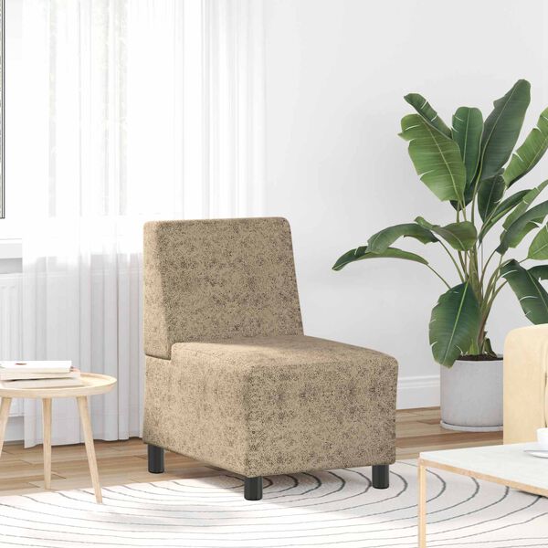 vidaXL | Sofigallerian tuoli | Vaaleanharmaa 55 x 74 x 82 cm Tekonahka