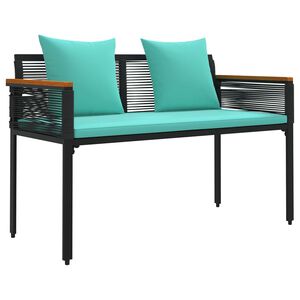 vidaXL Ulkopenkki 2 -Seater 117 x 54 x 74.5 cm polyrottinki