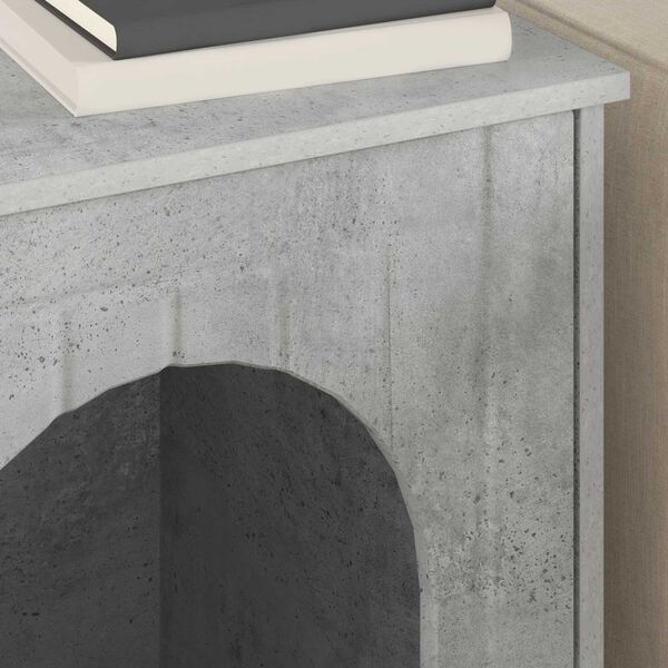 vidaXL Kissatalo Betoni 53 x 52 x 62 cm Tekninen puu