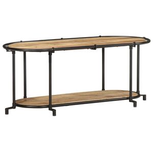 vidaXL TV-taso 100x42x40 cm täysi karkea mangopuu