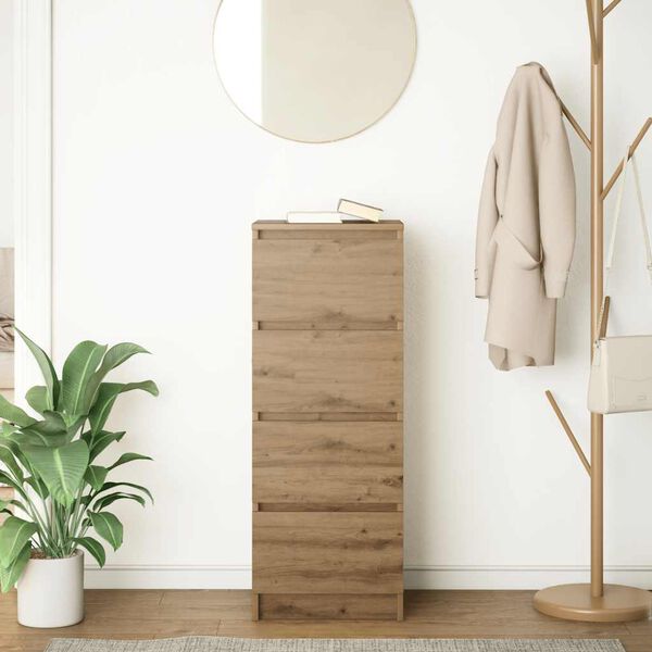 vidaXL Senkki käsityöläinen tammi 37,5x35x99 cm tekninen puu