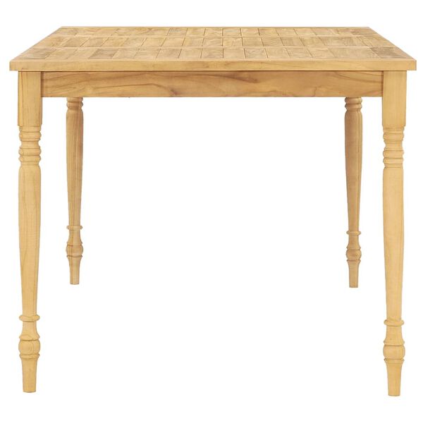 vidaXL 7-osainen Puutarhan ruokailuryhm&auml; t&auml;ysi tiikki