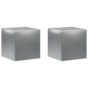 vidaXL Kasviteline 2 pcs Hopea 40 x 40 x 40 cm Ruostumaton ter&auml;s