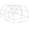 vidaXL Kasvihuone 6,86 m² 3,43x2x2 m