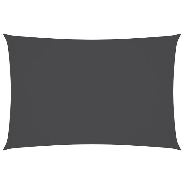 vidaXL Aurinkopurje Oxford-kangas suorakaide 5x7 m antrasiitti