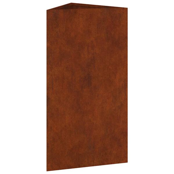 vidaXL Puutarhakukkalaatikko 40x34,5x75 cm Corten ter&auml;s
